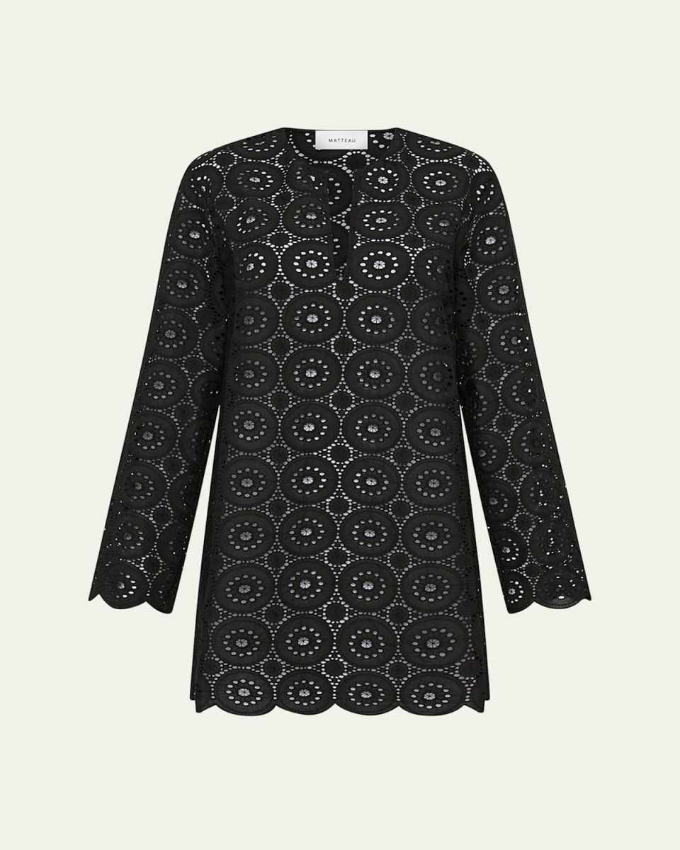 Broderie Tunic Dress